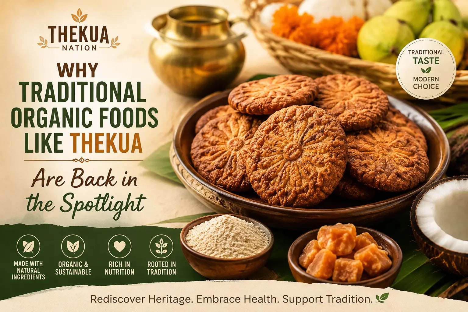 Why Thekua Is Trending: The Growing Demand for Traditional Organic Foods Thekua Nation