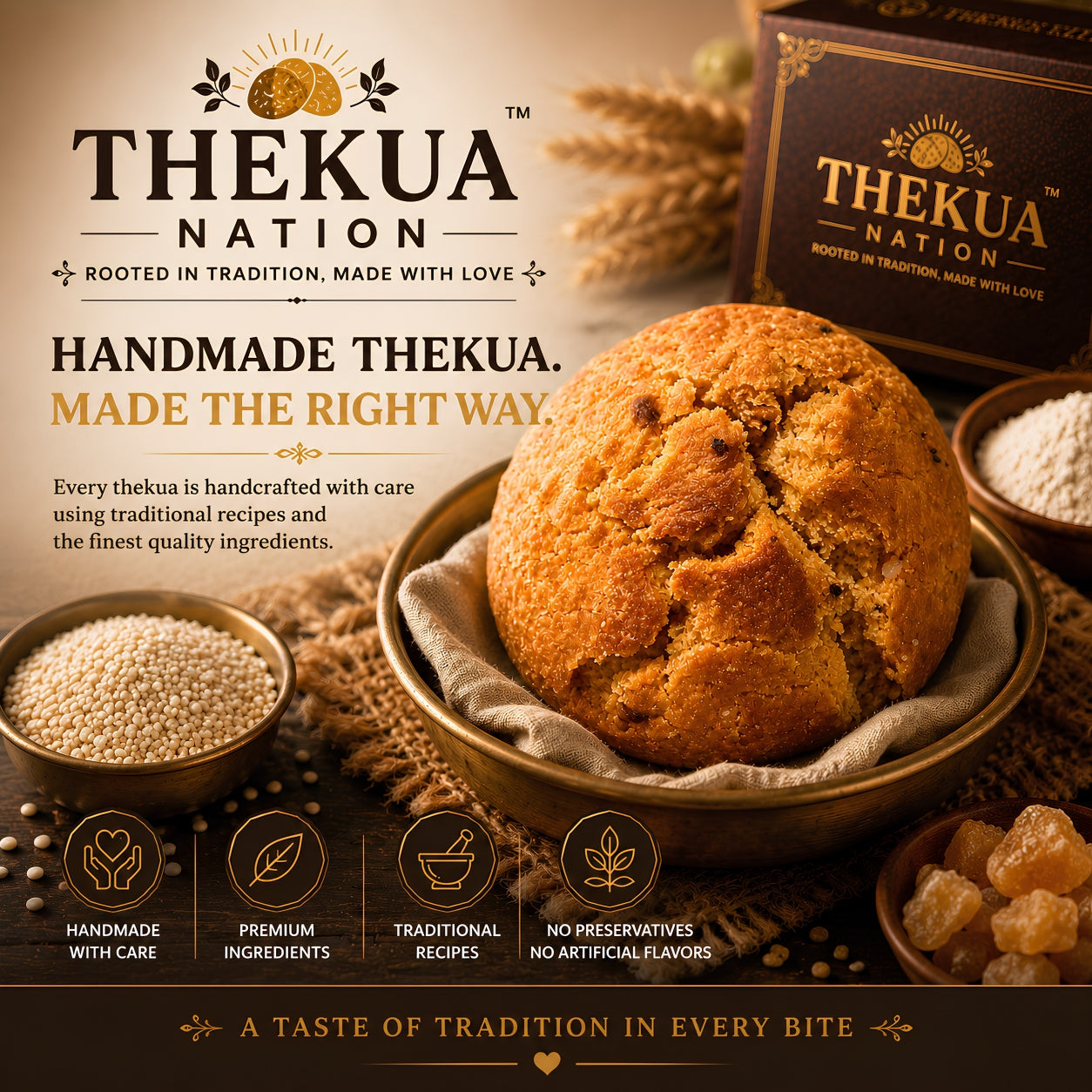 Why Thekua Nation Is Redefining Traditional Handmade Thekua in India Thekua Nation