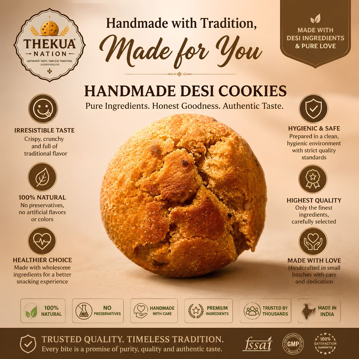 What Are the Main Health Benefits of Eating Thekua as a Traditional Indian Snack? Thekua Nation